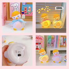 Load image into Gallery viewer, Cartoon Duck Lamp Night Light Cute Animal Room Decoration LED Lamp Girl Kids Children Birthday Gifts Eye Protecting Lamp
