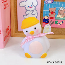 Load image into Gallery viewer, Cartoon Duck Lamp Night Light Cute Animal Room Decoration LED Lamp Girl Kids Children Birthday Gifts Eye Protecting Lamp
