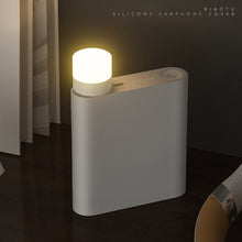 Load image into Gallery viewer, USB Plug Lamp Computer Mobile Power Charging USB Small Book Lamps LED Eye Protection Reading Light Small Round Light Night Light
