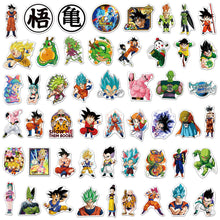 Load image into Gallery viewer, 50PCS Cartoon Japanese Anime Stickers Car Luggage Helmet Diary Storage Box Waterproof Vinyl Decal Demon Slayer/JoJo's Bizarre Adventure/NARUTO/Dragon Ball/Attack on Titan
