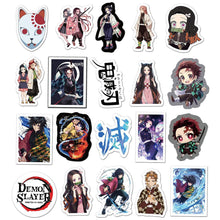Load image into Gallery viewer, 50PCS Cartoon Japanese Anime Stickers Car Luggage Helmet Diary Storage Box Waterproof Vinyl Decal Demon Slayer/JoJo's Bizarre Adventure/NARUTO/Dragon Ball/Attack on Titan
