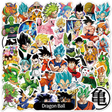Load image into Gallery viewer, 50PCS Cartoon Japanese Anime Stickers Car Luggage Helmet Diary Storage Box Waterproof Vinyl Decal Demon Slayer/JoJo's Bizarre Adventure/NARUTO/Dragon Ball/Attack on Titan
