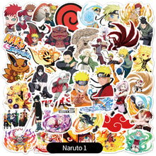 Load image into Gallery viewer, 50PCS Cartoon Japanese Anime Stickers Car Luggage Helmet Diary Storage Box Waterproof Vinyl Decal Demon Slayer/JoJo's Bizarre Adventure/NARUTO/Dragon Ball/Attack on Titan

