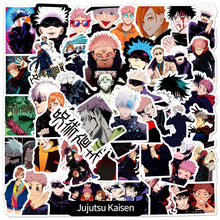 Load image into Gallery viewer, 50PCS Cartoon Japanese Anime Stickers Car Luggage Helmet Diary Storage Box Waterproof Vinyl Decal Demon Slayer/JoJo's Bizarre Adventure/NARUTO/Dragon Ball/Attack on Titan
