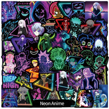 Load image into Gallery viewer, 50PCS Cartoon Japanese Anime Stickers Car Luggage Helmet Diary Storage Box Waterproof Vinyl Decal Demon Slayer/JoJo's Bizarre Adventure/NARUTO/Dragon Ball/Attack on Titan
