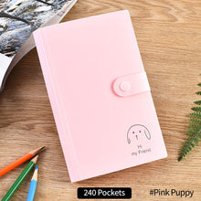 Load image into Gallery viewer, 240 Pockets Capacity Lomo Card Holder Photocard Card Case Photo Album For KPOP BTS Pokemon Card

