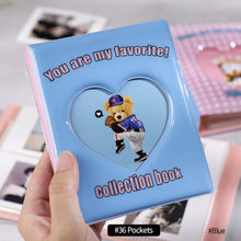 Load image into Gallery viewer, 72 Slots Photocard Binder Collect Book Polaroid Instax Lomo Card Sleeve Album Kpop NCT BTS
