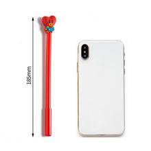 Load image into Gallery viewer, 1PC Cute BTS Pen Stationery Cartoon BT21 0.5mm Black Gel Pen Student School
