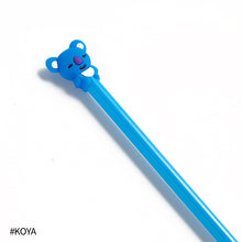 Load image into Gallery viewer, 1PC Cute BTS Pen Stationery Cartoon BT21 0.5mm Black Gel Pen Student School

