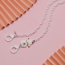 Load image into Gallery viewer, Korean Style BTS BT21 Unisex Cute Cartoon Mascot Acrylic Mask Lanyard Glasses Chain Mask Hanging Rope Sunglasses Anti-lost Necklace
