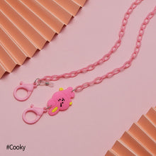 Load image into Gallery viewer, Korean Style BTS BT21 Unisex Cute Cartoon Mascot Acrylic Mask Lanyard Glasses Chain Mask Hanging Rope Sunglasses Anti-lost Necklace
