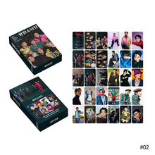 Load image into Gallery viewer, 30pcs/set Kpop BTS Bangtan Boys Blackpink Lomo Card Photocard New Album Polaroid Collection Card Double Sided Color Printing
