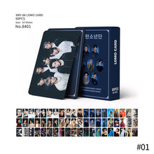 Load image into Gallery viewer, 60pcs/set Kpop BTS Bangtan Boys Blackpink Lomo Card Photocard New Album Polaroid Collection Card Double Sided Color Printing
