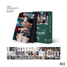 Load image into Gallery viewer, 60pcs/set Kpop BTS Bangtan Boys Blackpink Lomo Card Photocard New Album Polaroid Collection Card Double Sided Color Printing
