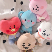 Load image into Gallery viewer, 12cm/20cm KPOP BT21 BTS Soft Plush Toy Stuffed Cartoon Toy Gift Tata Cooky Chimmy Koya Shooky Mang RJ
