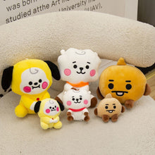 Load image into Gallery viewer, 12cm/20cm KPOP BT21 BTS Soft Plush Toy Stuffed Cartoon Toy Gift Tata Cooky Chimmy Koya Shooky Mang RJ
