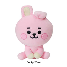 Load image into Gallery viewer, 12cm/20cm KPOP BT21 BTS Soft Plush Toy Stuffed Cartoon Toy Gift Tata Cooky Chimmy Koya Shooky Mang RJ

