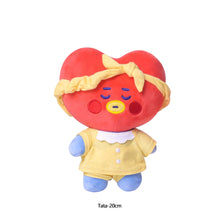 Load image into Gallery viewer, 10cm/20cm KPOP BT21 BTS Soft Plush Toy Pajamas Design Plush Keychain Bag Pendant Key Ring Stuffed Cartoon Toy Gift Tata Cooky Chimmy Koya Shooky Mang RJ
