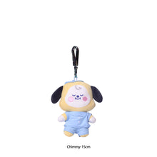 Load image into Gallery viewer, 10cm/20cm KPOP BT21 BTS Soft Plush Toy Pajamas Design Plush Keychain Bag Pendant Key Ring Stuffed Cartoon Toy Gift Tata Cooky Chimmy Koya Shooky Mang RJ
