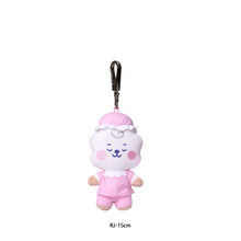 Load image into Gallery viewer, 10cm/20cm KPOP BT21 BTS Soft Plush Toy Pajamas Design Plush Keychain Bag Pendant Key Ring Stuffed Cartoon Toy Gift Tata Cooky Chimmy Koya Shooky Mang RJ
