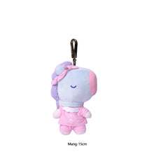 Load image into Gallery viewer, 10cm/20cm KPOP BT21 BTS Soft Plush Toy Pajamas Design Plush Keychain Bag Pendant Key Ring Stuffed Cartoon Toy Gift Tata Cooky Chimmy Koya Shooky Mang RJ
