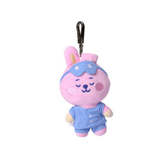 Load image into Gallery viewer, 10cm/20cm KPOP BT21 BTS Soft Plush Toy Pajamas Design Plush Keychain Bag Pendant Key Ring Stuffed Cartoon Toy Gift Tata Cooky Chimmy Koya Shooky Mang RJ
