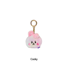 Load image into Gallery viewer, 12cm KPOP BT21 BTS Soft Plush Toy Plush Keychain Bag Pendant Key Ring Stuffed Cartoon Toy Gift Tata Cooky Chimmy Koya Shooky Mang RJ
