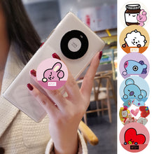 Load image into Gallery viewer, BTS BT21 KPOP Mobile Phone Cartoon Bracket Lazy Air Cushion Bracket Folding Desktop Bracket Airbag
