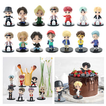 Load image into Gallery viewer, 7Pcs/Set Cute Kpop BTS Bangtan Boys BT21 Mini Model Collectible Figure Garage Kit Model Kits
