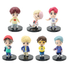 Load image into Gallery viewer, 7Pcs/Set Cute Kpop BTS Bangtan Boys BT21 Mini Model Collectible Figure Garage Kit Model Kits
