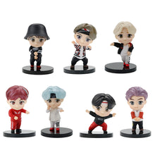 Load image into Gallery viewer, 7Pcs/Set Cute Kpop BTS Bangtan Boys BT21 Mini Model Collectible Figure Garage Kit Model Kits
