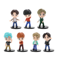 Load image into Gallery viewer, 7Pcs/Set Cute Kpop BTS Bangtan Boys BT21 Mini Model Collectible Figure Garage Kit Model Kits
