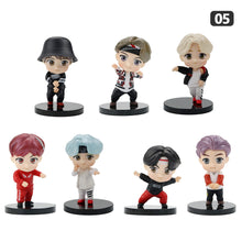 Load image into Gallery viewer, 7Pcs/Set Cute Kpop BTS Bangtan Boys BT21 Mini Model Collectible Figure Garage Kit Model Kits
