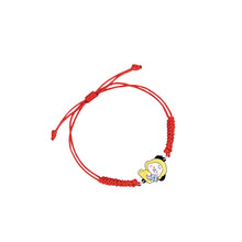 Load image into Gallery viewer, BTS BT21 Fashion Handmade Wishing Bracelet Red Black Rope Bracelet Hand Rope Couple Bracelet
