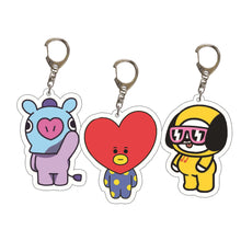 Load image into Gallery viewer, BTS BT21 Key Ring Keychain Bag Pendant Baby Cute Accessory Decorations
