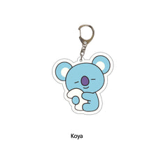 Load image into Gallery viewer, BTS BT21 Key Ring Keychain Bag Pendant Baby Cute Accessory Decorations
