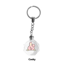 Load image into Gallery viewer, BTS BT21 Key Ring Led Light Keychain Bag Pendant Cute Accessory Decorations
