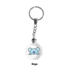 Load image into Gallery viewer, BTS BT21 Key Ring Led Light Keychain Bag Pendant Cute Accessory Decorations

