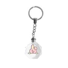 Load image into Gallery viewer, BTS BT21 Key Ring Led Light Keychain Bag Pendant Cute Accessory Decorations
