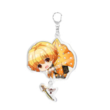Load image into Gallery viewer, Demon Slayer Fashion Cosplay Cartoon Keychain Key Chain Ring Anime Keyring Hot Sales Key Chains
