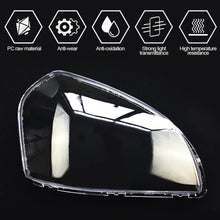 Load image into Gallery viewer, 2Pcs Car Clear Headlight Headlamp Lens Lenses Cover Front Left and Right Fit for Hyundai Tucson 2005 - 2009
