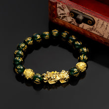 Load image into Gallery viewer, Pi Yao Beads Bracelet Men Women Wristband Pixiu Creative Wealth and Good Luck Bracelet Elastic Religious Couple Bracelet
