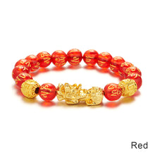 Load image into Gallery viewer, Pi Yao Beads Bracelet Men Women Wristband Pixiu Creative Wealth and Good Luck Bracelet Elastic Religious Couple Bracelet
