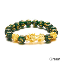 Load image into Gallery viewer, Pi Yao Beads Bracelet Men Women Wristband Pixiu Creative Wealth and Good Luck Bracelet Elastic Religious Couple Bracelet

