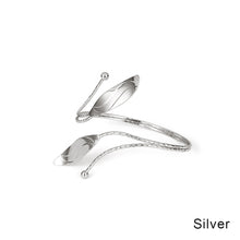 Load image into Gallery viewer, Fashion Bohemian Leaf Charm Upper Arm Bracelet Metal Leaves Curve Creative Arm Cuff Armlet Bangle Bracelets Jewelry for Women
