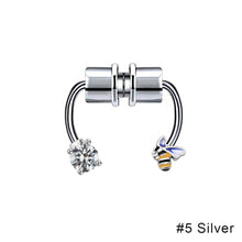 Load image into Gallery viewer, Stainless Steel Nose Ring Horseshoe Magnetic Nose Ring Non Piercing Hoop Septum Rings Nose Stud Ear Clip Piercing Women Jewelry
