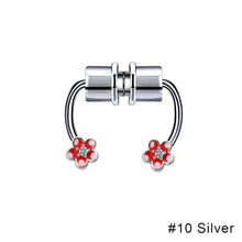Load image into Gallery viewer, Stainless Steel Nose Ring Horseshoe Magnetic Nose Ring Non Piercing Hoop Septum Rings Nose Stud Ear Clip Piercing Women Jewelry

