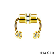 Load image into Gallery viewer, Stainless Steel Nose Ring Horseshoe Magnetic Nose Ring Non Piercing Hoop Septum Rings Nose Stud Ear Clip Piercing Women Jewelry
