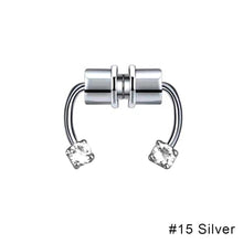 Load image into Gallery viewer, Stainless Steel Nose Ring Horseshoe Magnetic Nose Ring Non Piercing Hoop Septum Rings Nose Stud Ear Clip Piercing Women Jewelry
