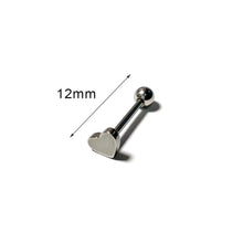 Load image into Gallery viewer, Love Heart Stainless Steel Tongue Nails Piercing Body Studs Piercing Pin Jewelry for Women Girl Body piercing ornament Tongue Rings

